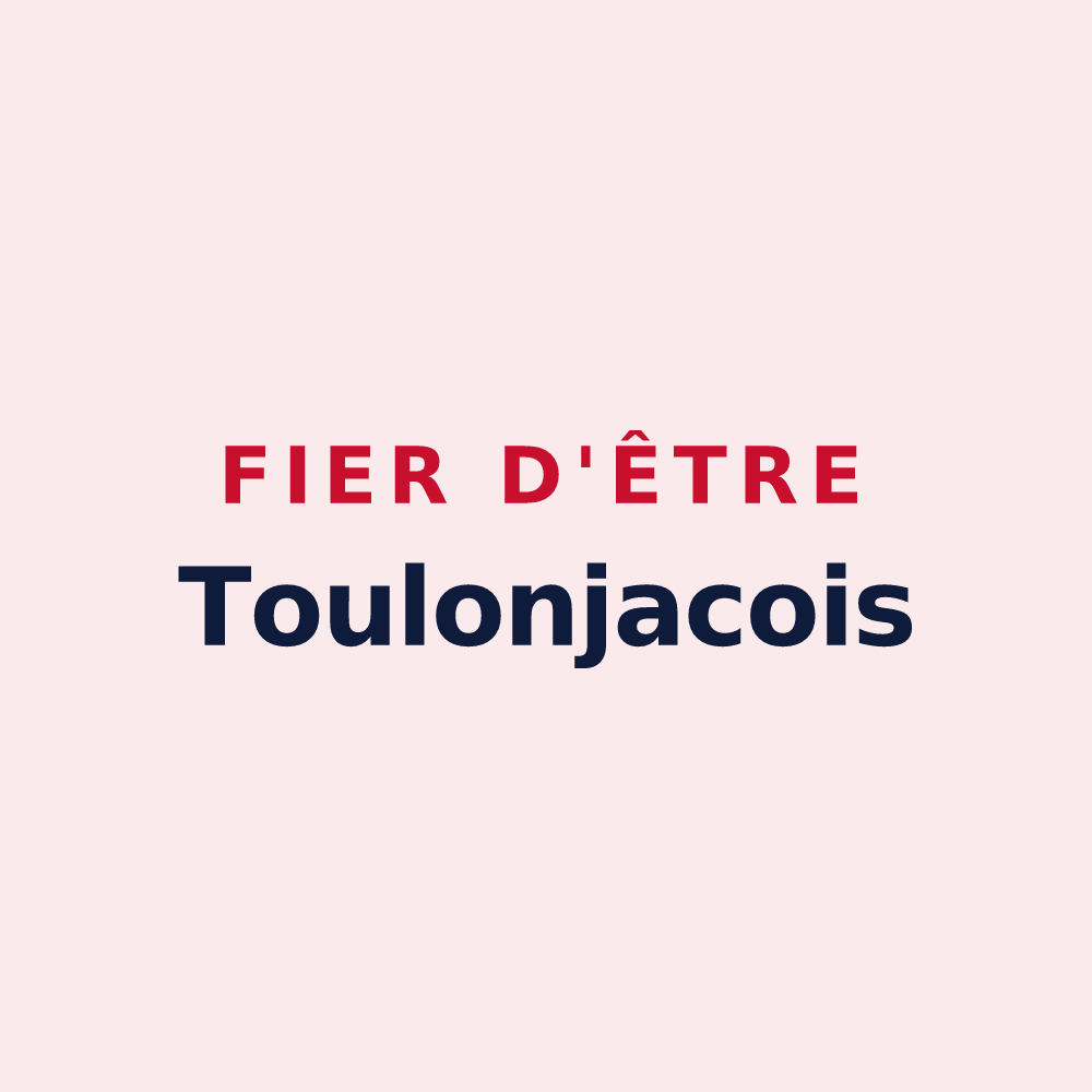 Magnet « Fier d'être Toulonjacois » — design pour Toulonjac