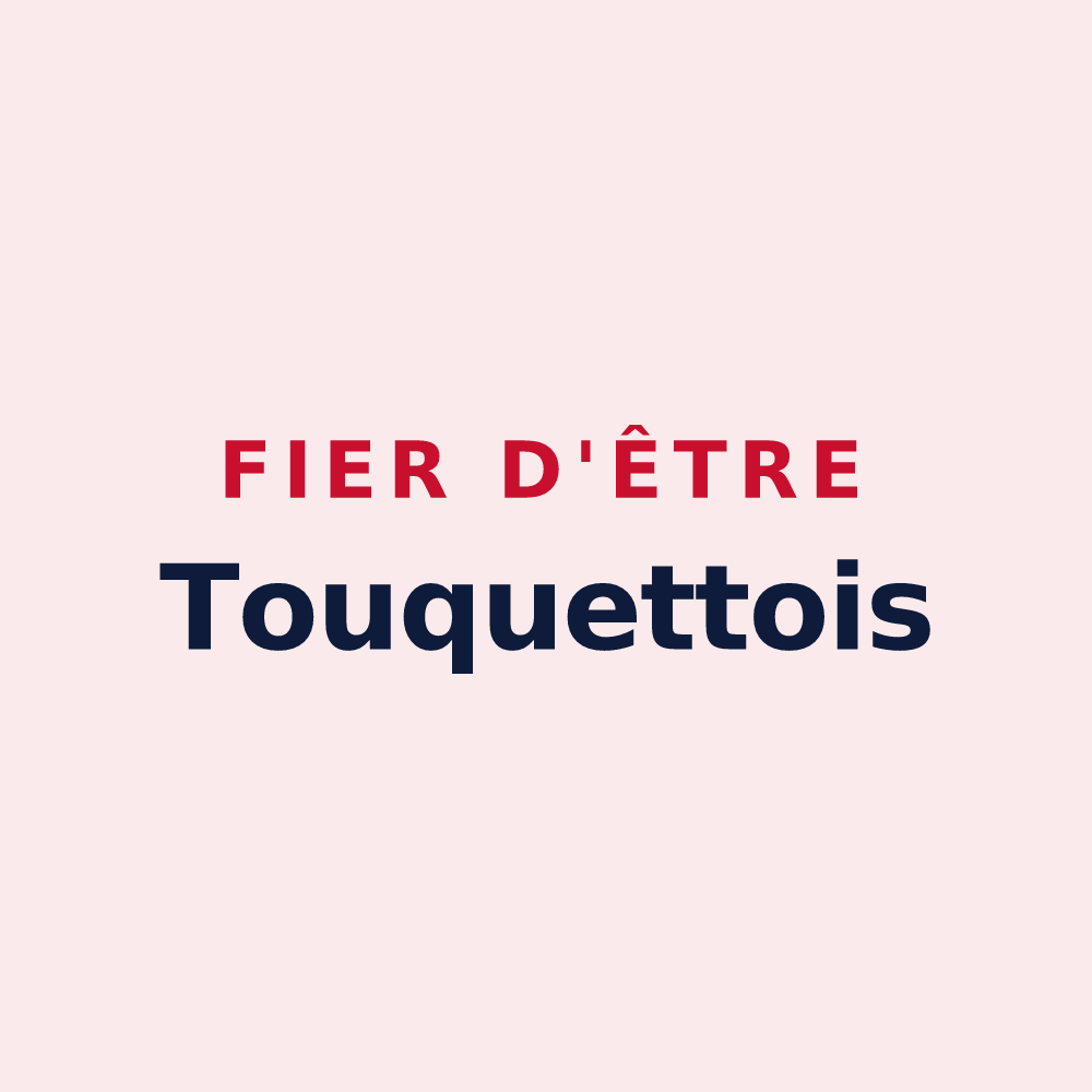 Magnet « Fier d'être Touquettois » — design pour Touquettes