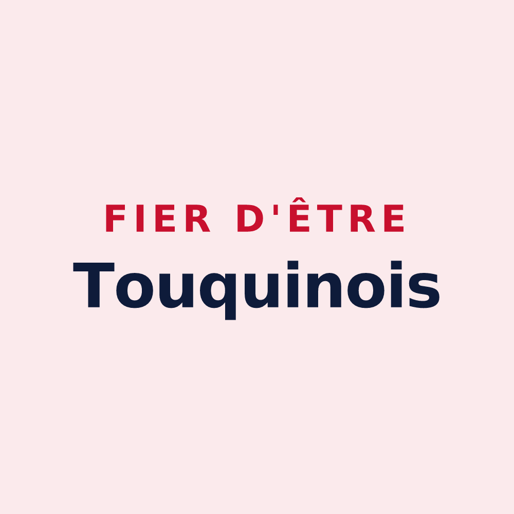 Magnet « Fier d'être Touquinois » — design pour Touquin
