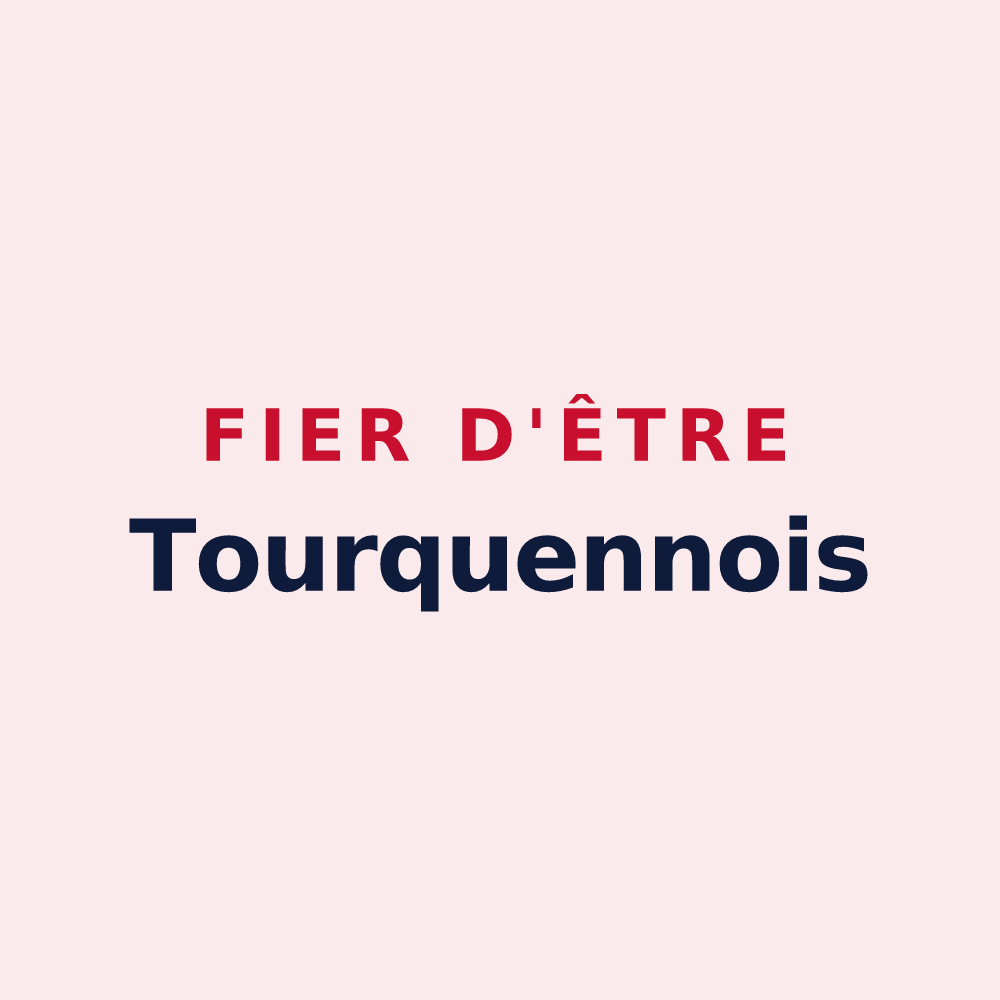 Magnet « Fier d'être Tourquennois » — design pour Tourcoing