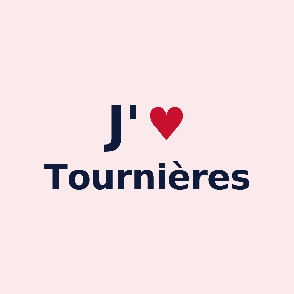 Magnet personnalisé Tournières — design J'aime Tournières