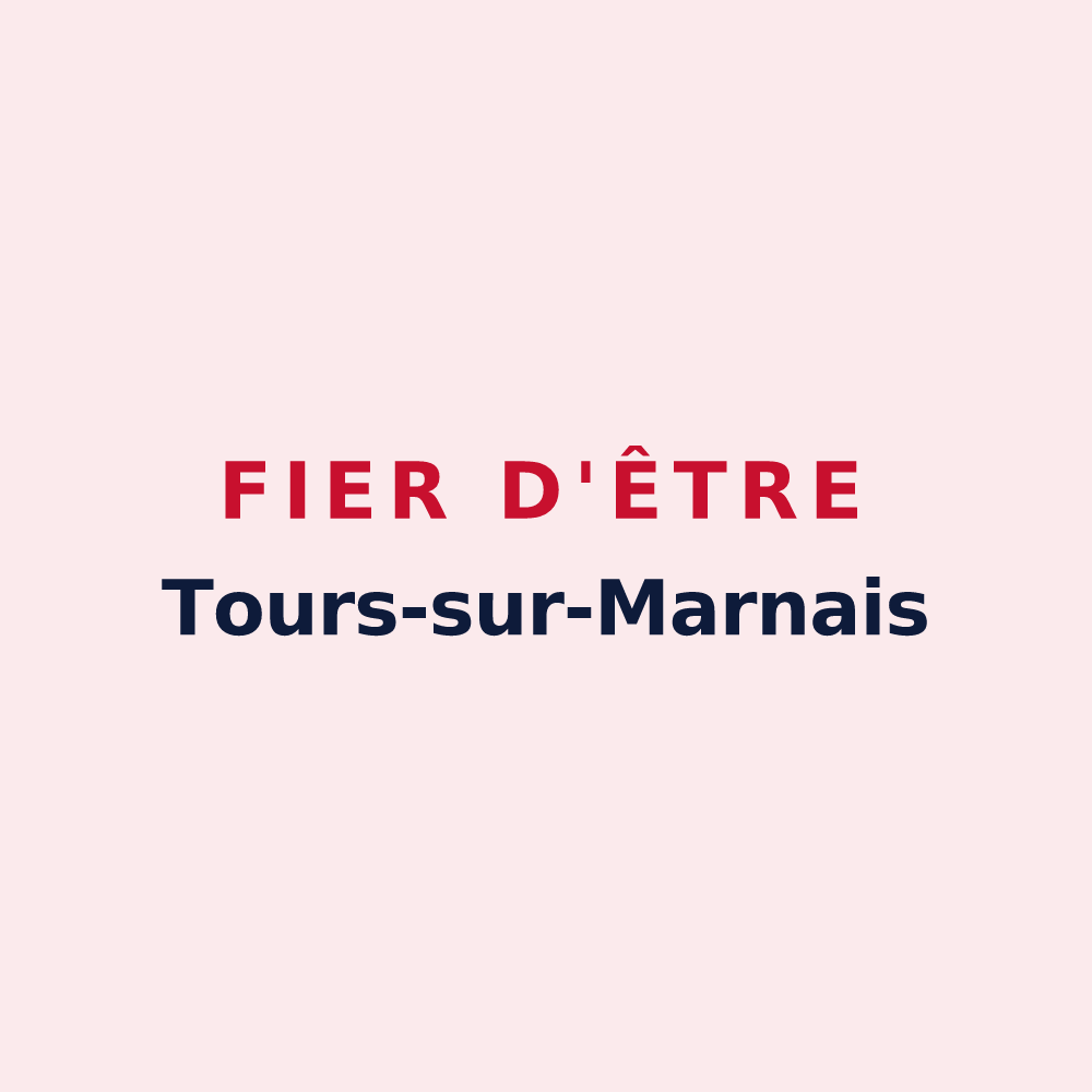 Magnet « Fier d'être Tours-sur-Marnais » — design pour Tours-sur-Marne