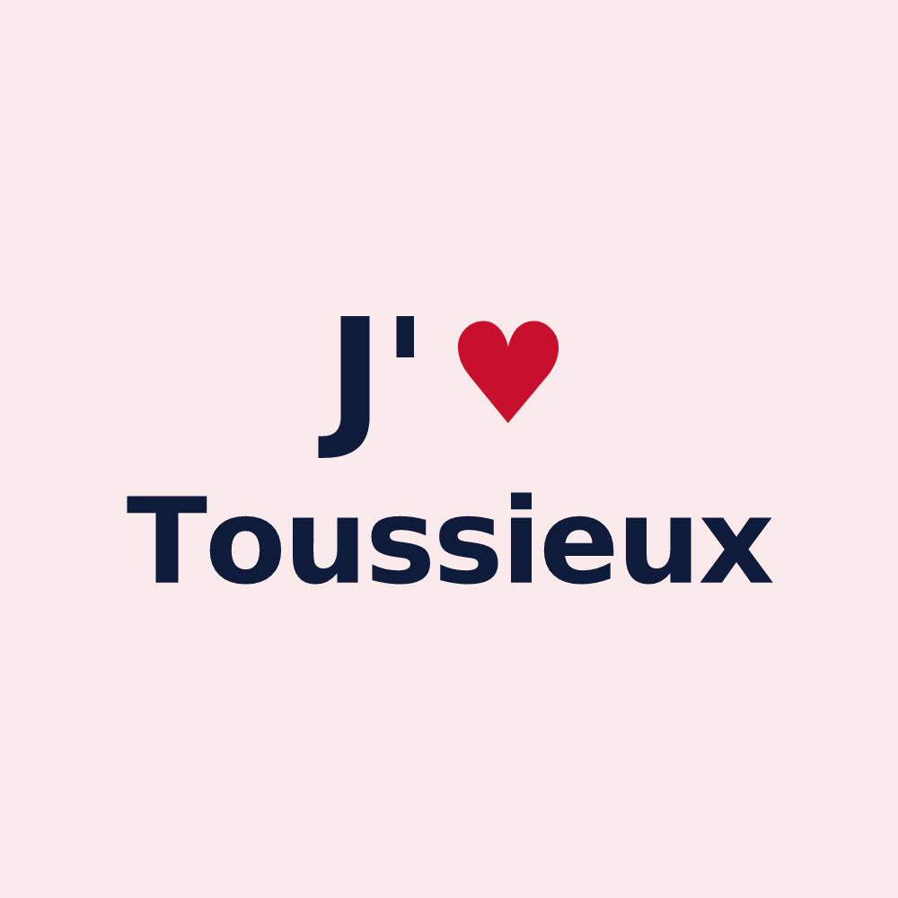 Magnet personnalisé Toussieux — design J'aime Toussieux