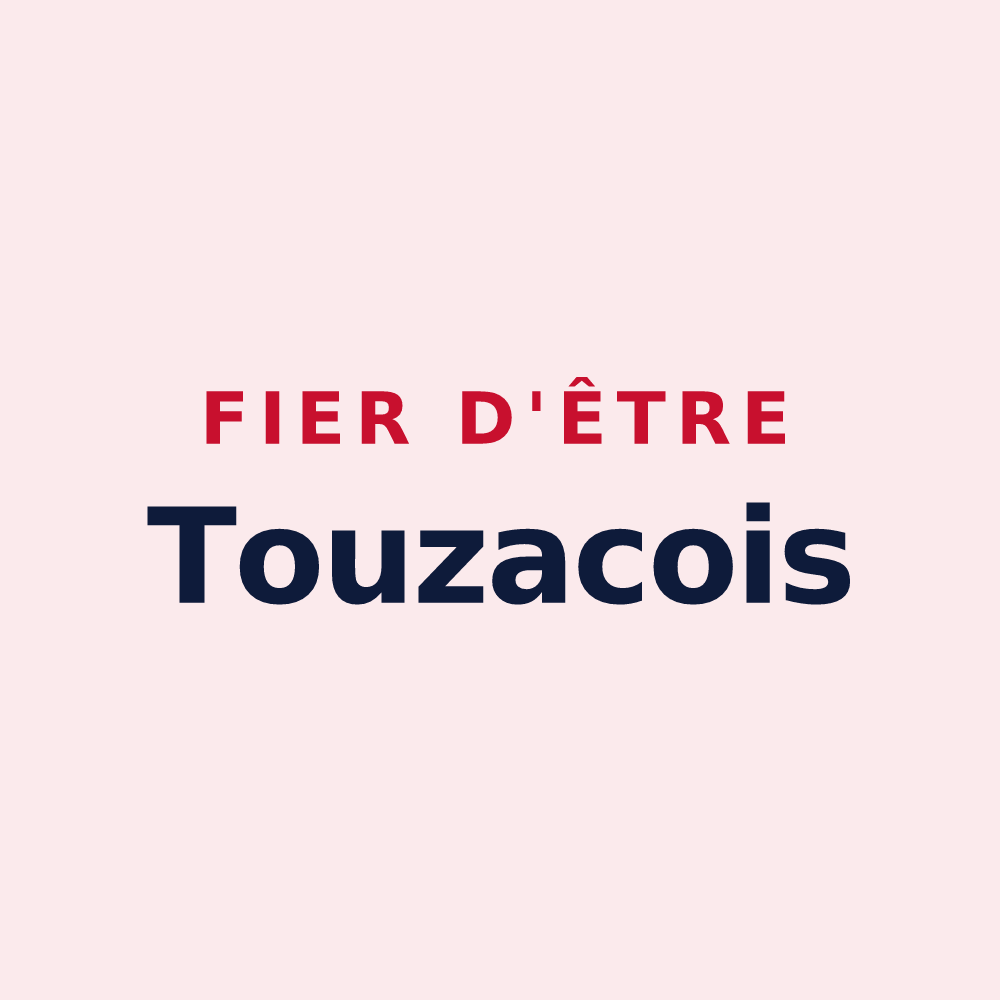 Magnet « Fier d'être Touzacois » — design pour Touzac