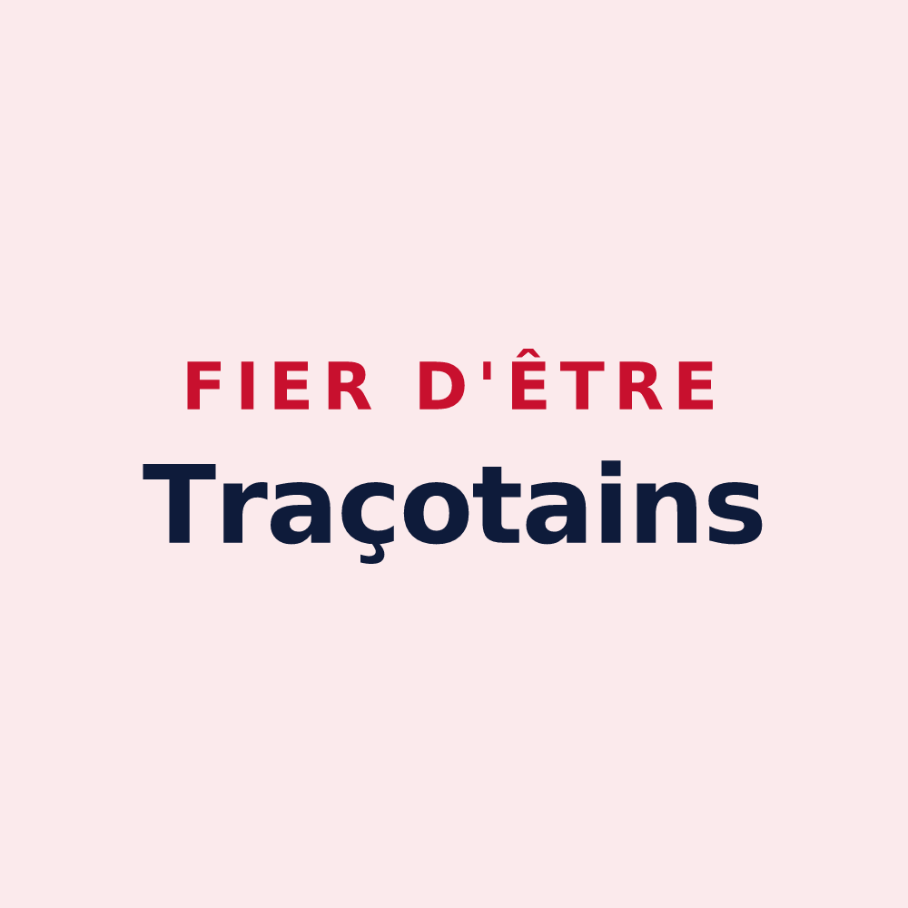 Magnet « Fier d'être Traçotains » — design pour Tracy-le-Val