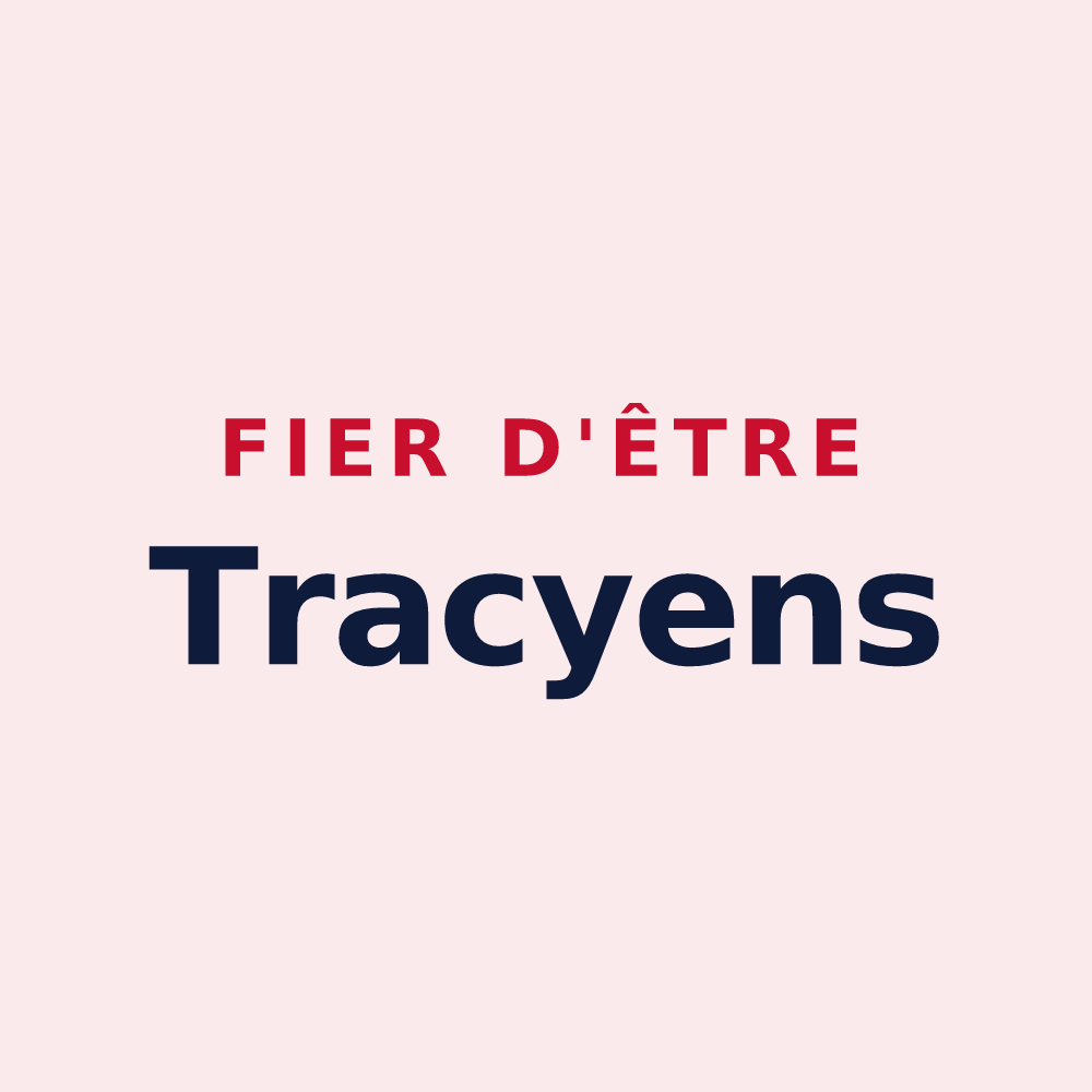 Magnet « Fier d'être Tracyens » — design pour Tracy-sur-Mer