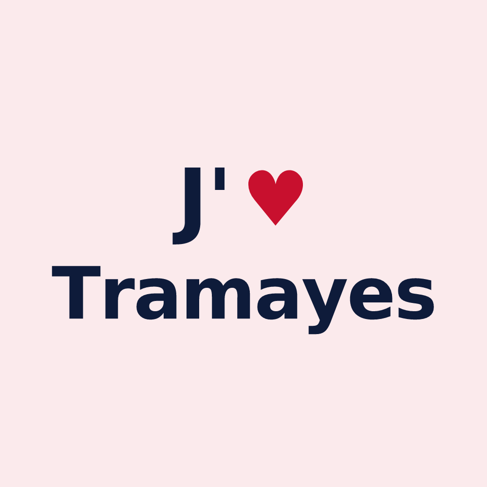 Magnet personnalisé Tramayes — design J'aime Tramayes