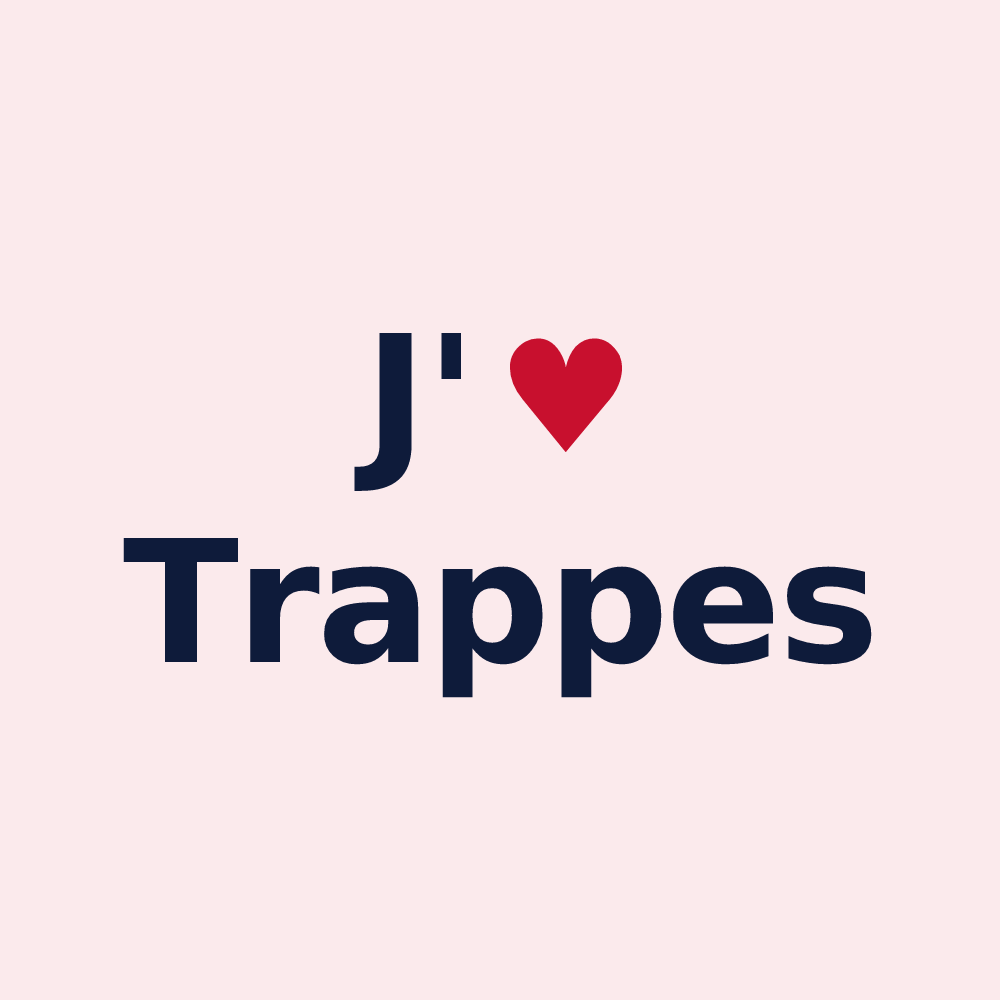 Magnet personnalisé Trappes — design J'aime Trappes