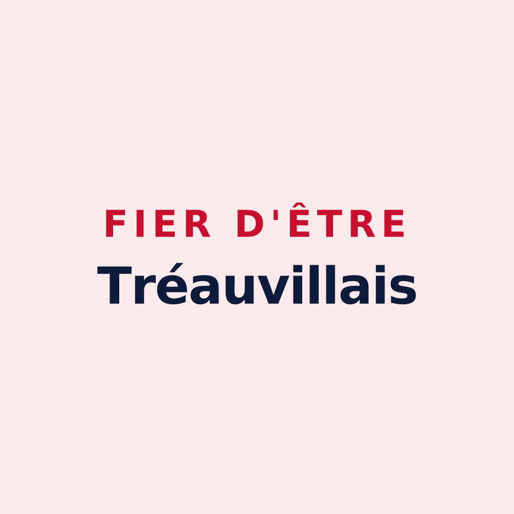 Magnet « Fier d'être Tréauvillais » — design pour Tréauville