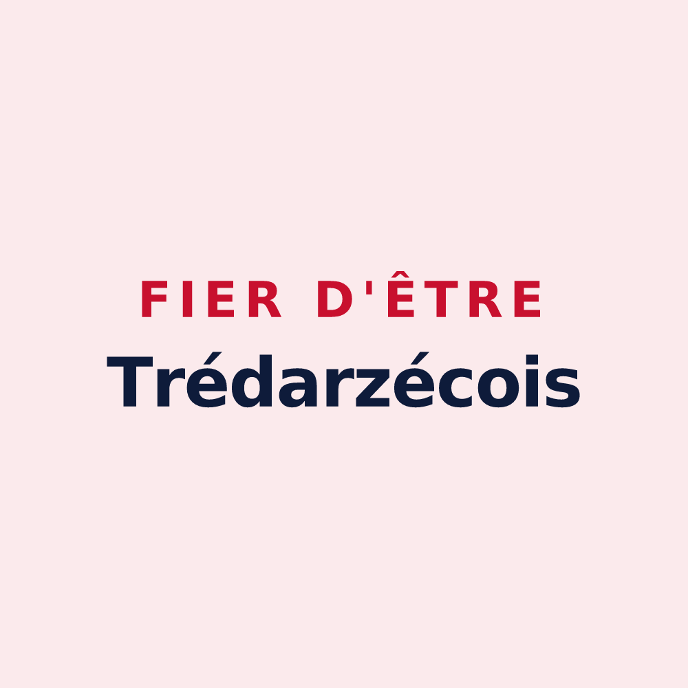 Magnet « Fier d'être Trédarzécois » — design pour Trédarzec
