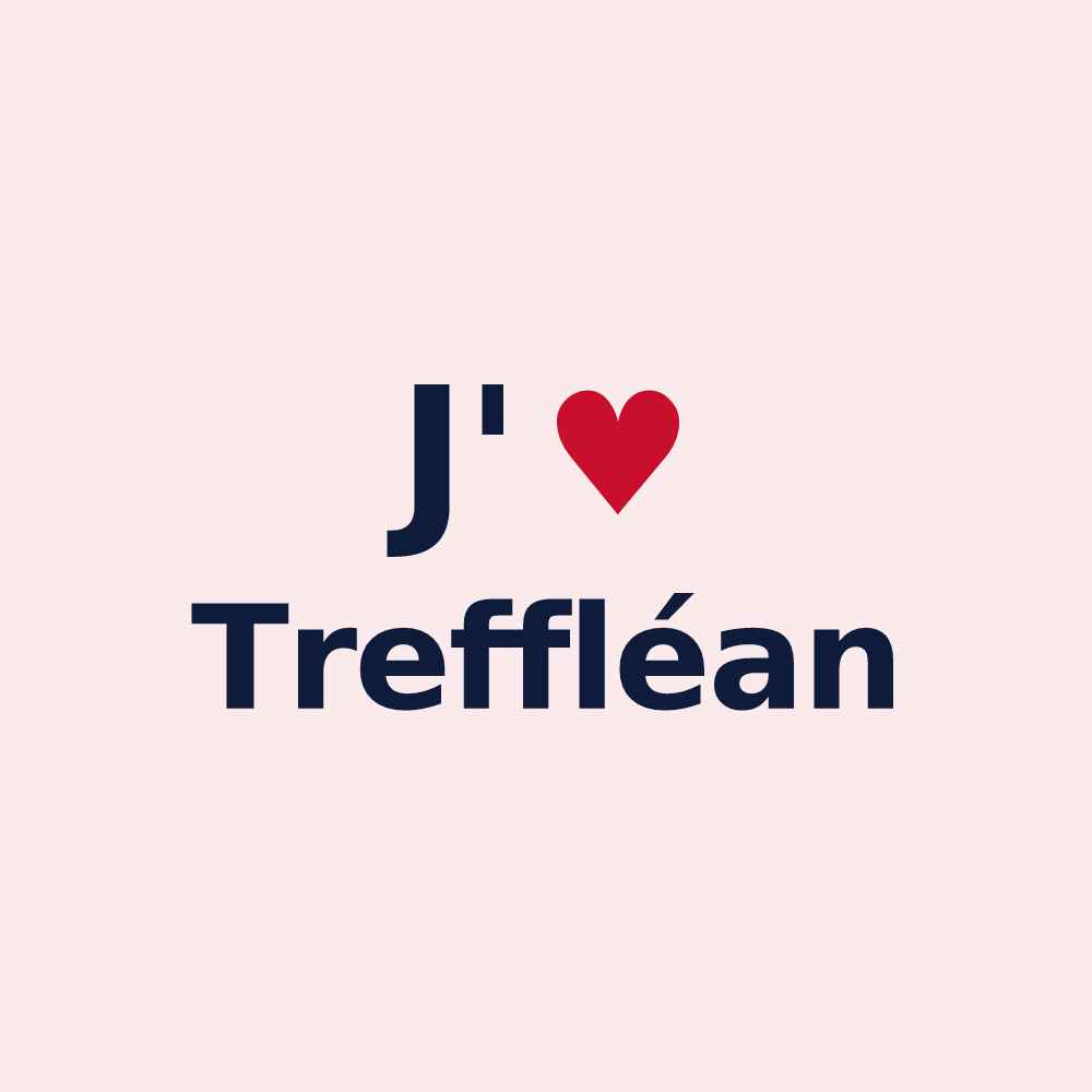 Magnet personnalisé Treffléan — design J'aime Treffléan