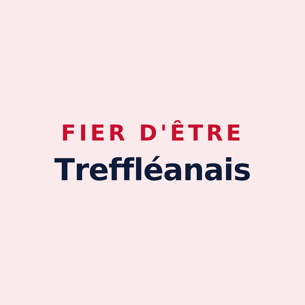 Magnet « Fier d'être Treffléanais » — design pour Treffléan