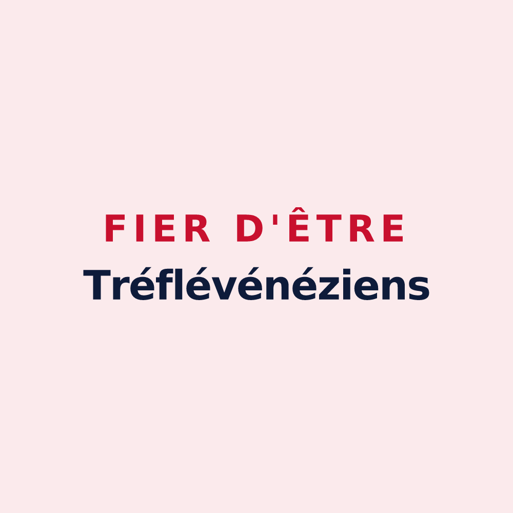 Magnet « Fier d'être Tréflévénéziens » — design pour Tréflévénez