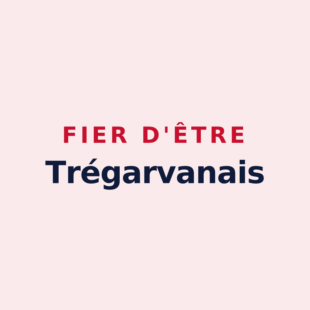 Magnet « Fier d'être Trégarvanais » — design pour Trégarvan