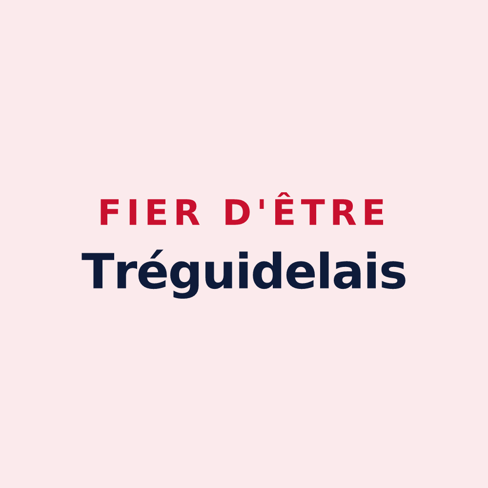 Magnet « Fier d'être Tréguidelais » — design pour Tréguidel