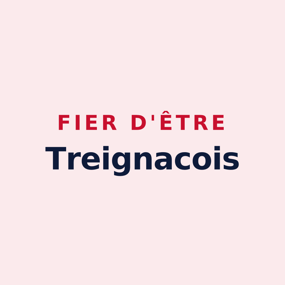 Magnet « Fier d'être Treignacois » — design pour Treignac