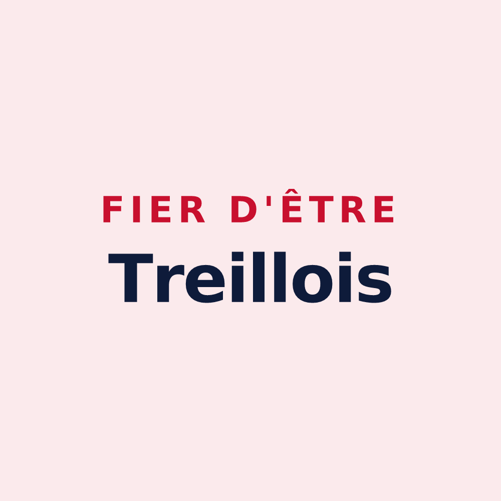 Magnet « Fier d'être Treillois » — design pour Treilles