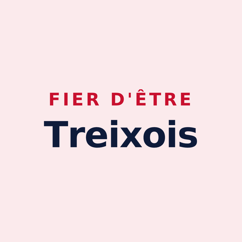 Magnet « Fier d'être Treixois » — design pour Treix