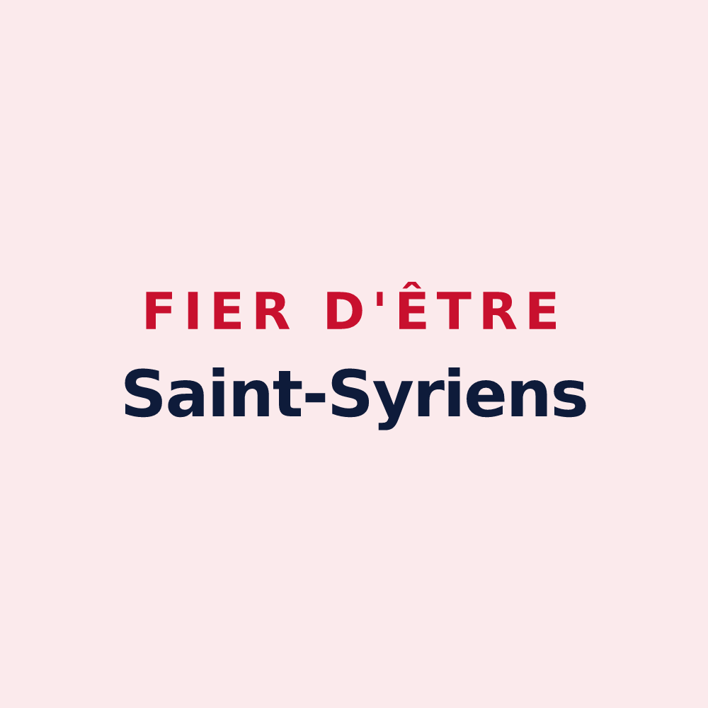 Magnet « Fier d'être Saint-Syriens » — design pour Treize-Septiers