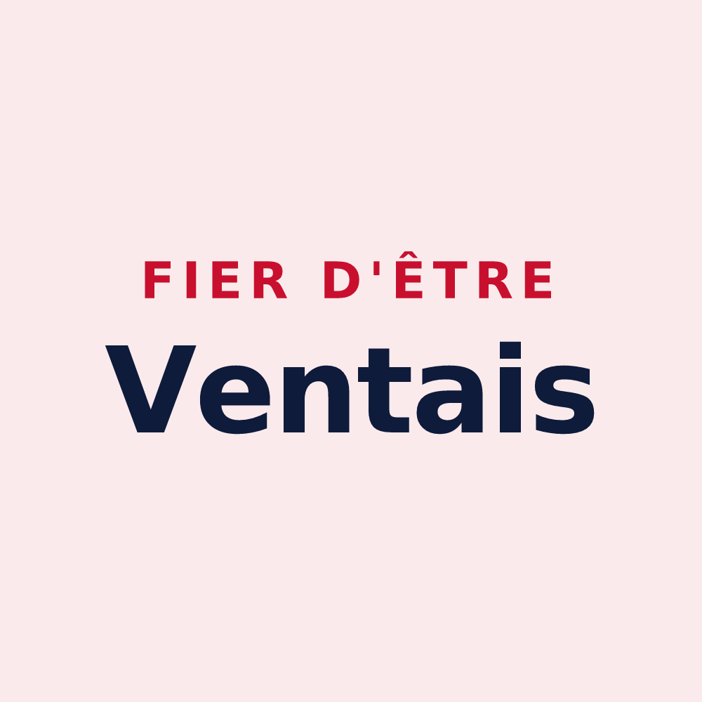 Magnet « Fier d'être Ventais » — design pour Treize-Vents