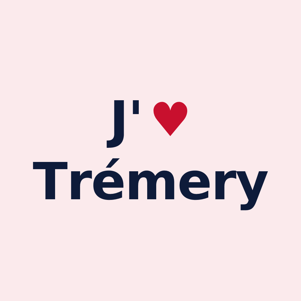 Magnet personnalisé Trémery — design J'aime Trémery