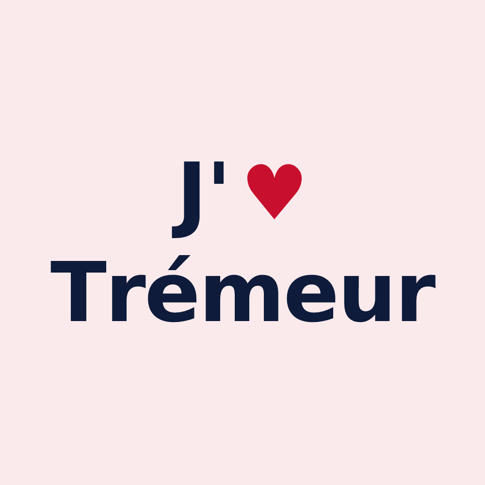 Magnet personnalisé Trémeur — design J'aime Trémeur