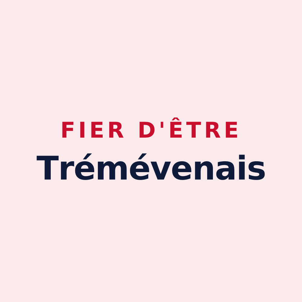 Magnet « Fier d'être Trémévenais » — design pour Tréméven