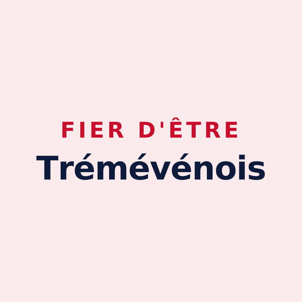 Magnet « Fier d'être Trémévénois » — design pour Tréméven