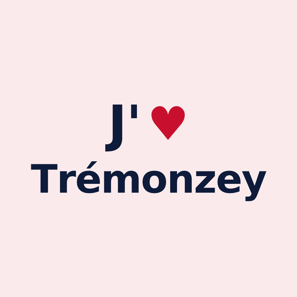 Magnet personnalisé Trémonzey — design J'aime Trémonzey