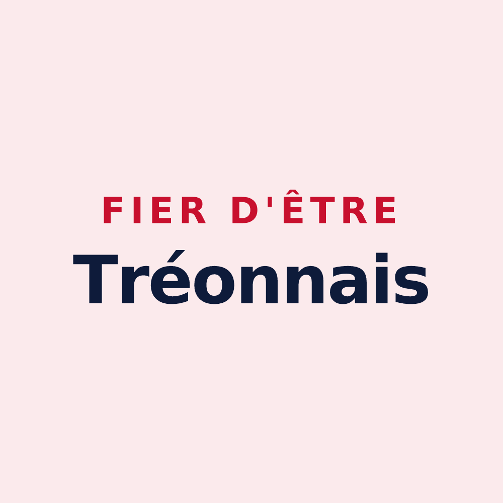 Magnet « Fier d'être Tréonnais » — design pour Tréon