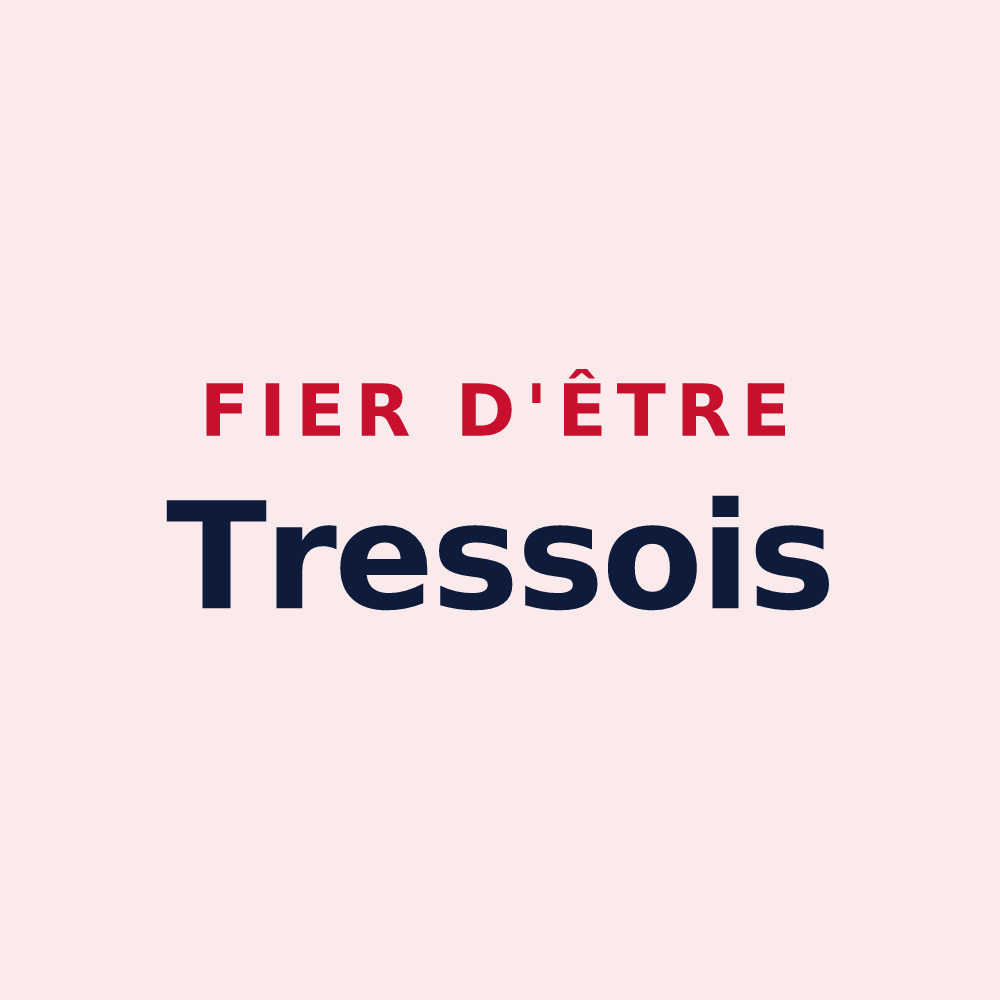 Magnet « Fier d'être Tressois » — design pour Tresses