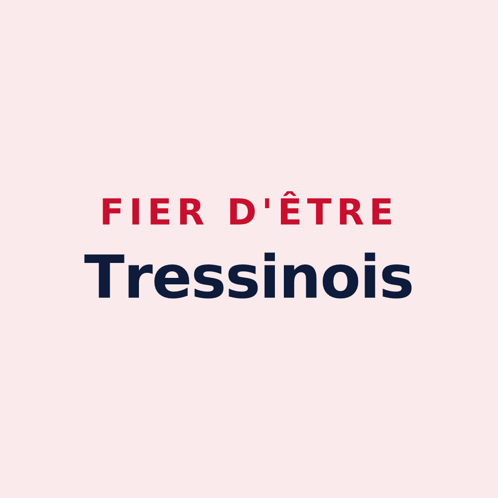 Magnet « Fier d'être Tressinois » — design pour Tressin