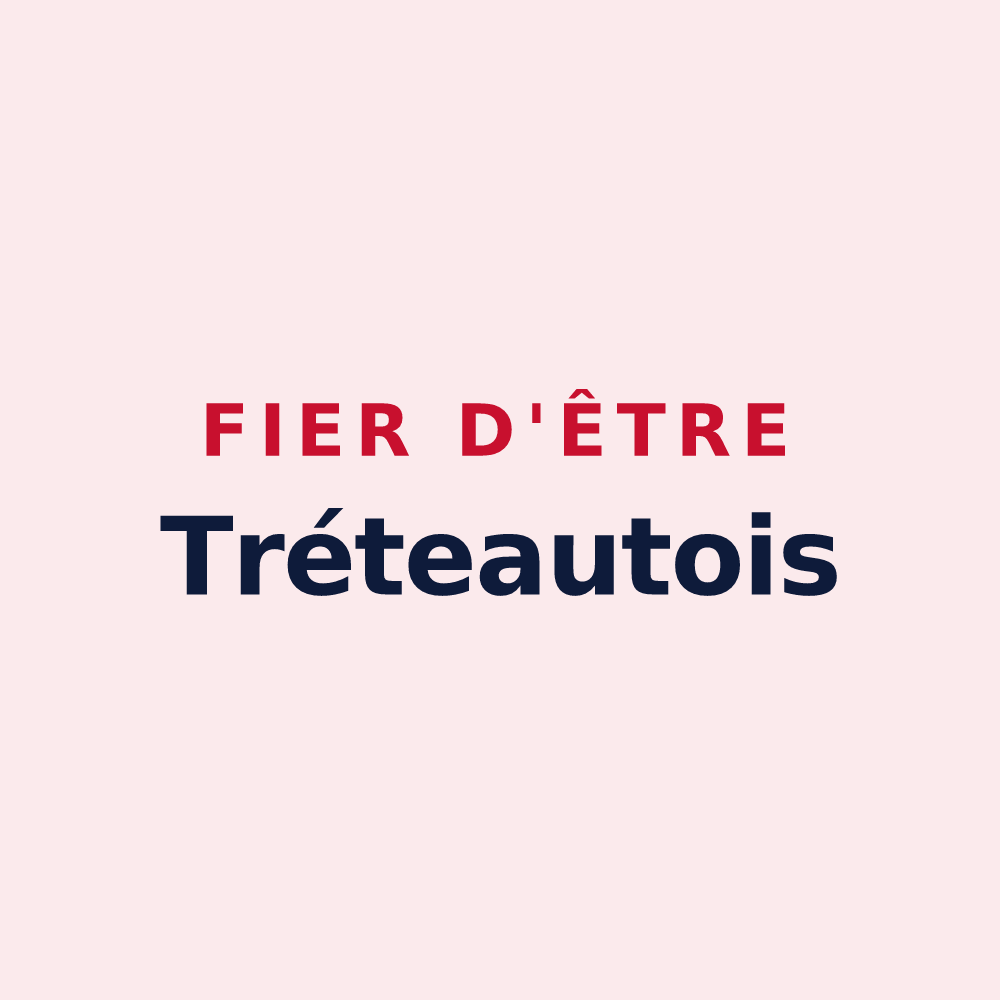 Magnet « Fier d'être Tréteautois » — design pour Treteau