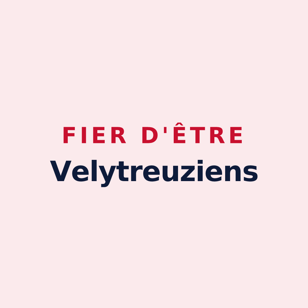 Magnet « Fier d'être Velytreuziens » — design pour Treuzy-Levelay