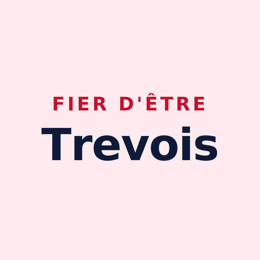 Magnet « Fier d'être Trevois » — design pour Trèves