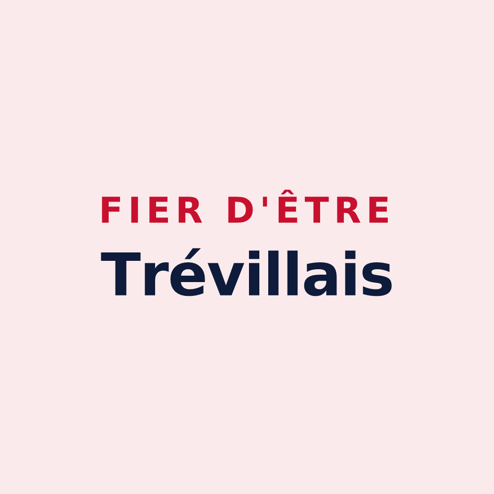 Magnet « Fier d'être Trévillais » — design pour Tréville