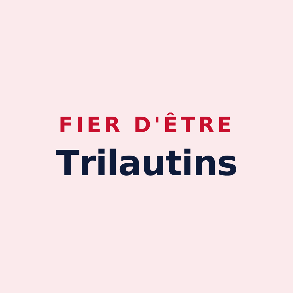 Magnet « Fier d'être Trilautins » — design pour Triac-Lautrait