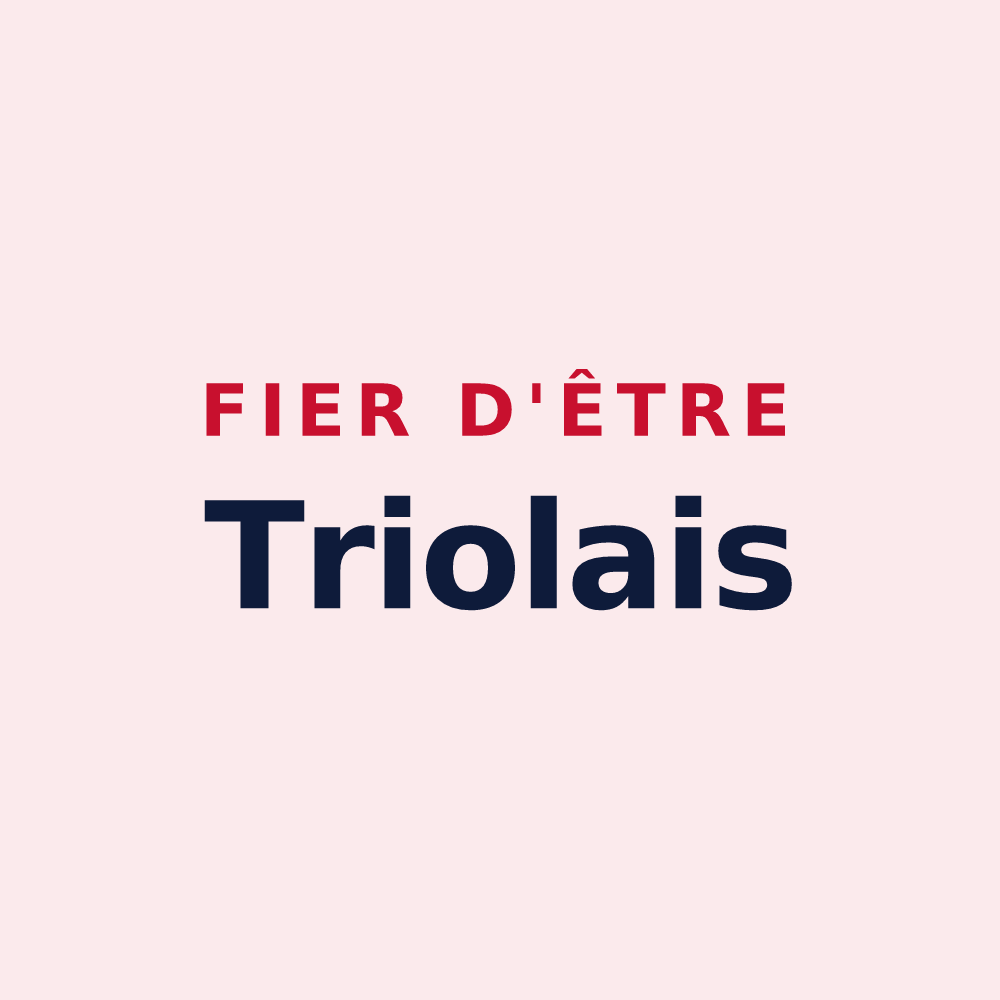 Magnet « Fier d'être Triolais » — design pour Triaize