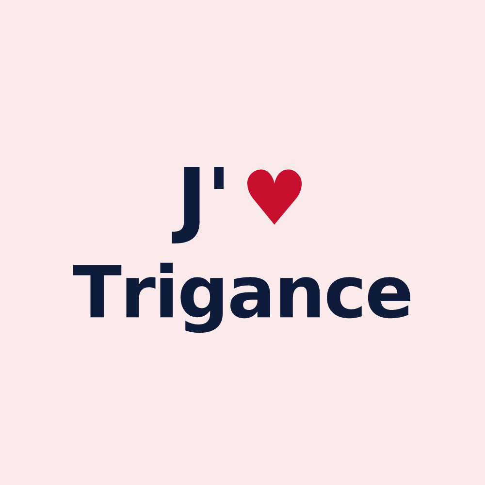 Magnet personnalisé Trigance — design J'aime Trigance