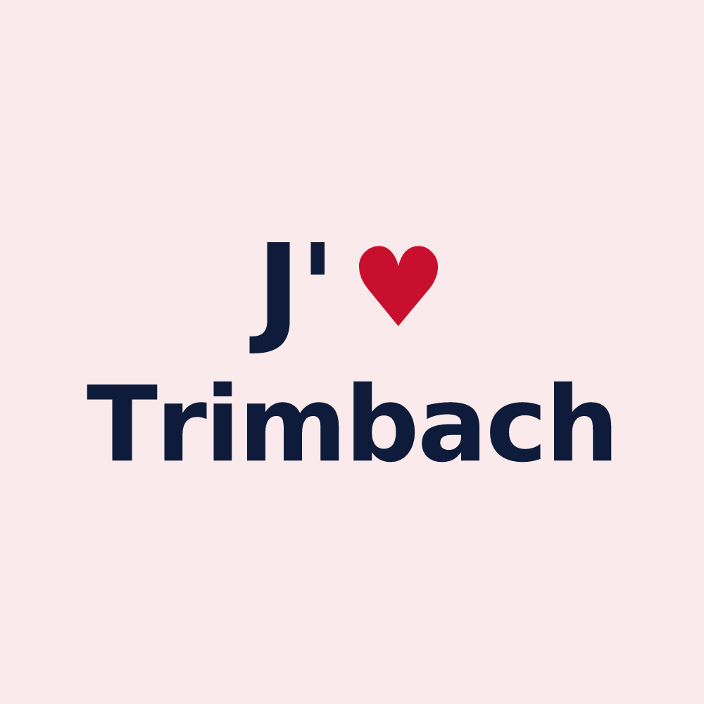 Magnet personnalisé Trimbach — design J'aime Trimbach