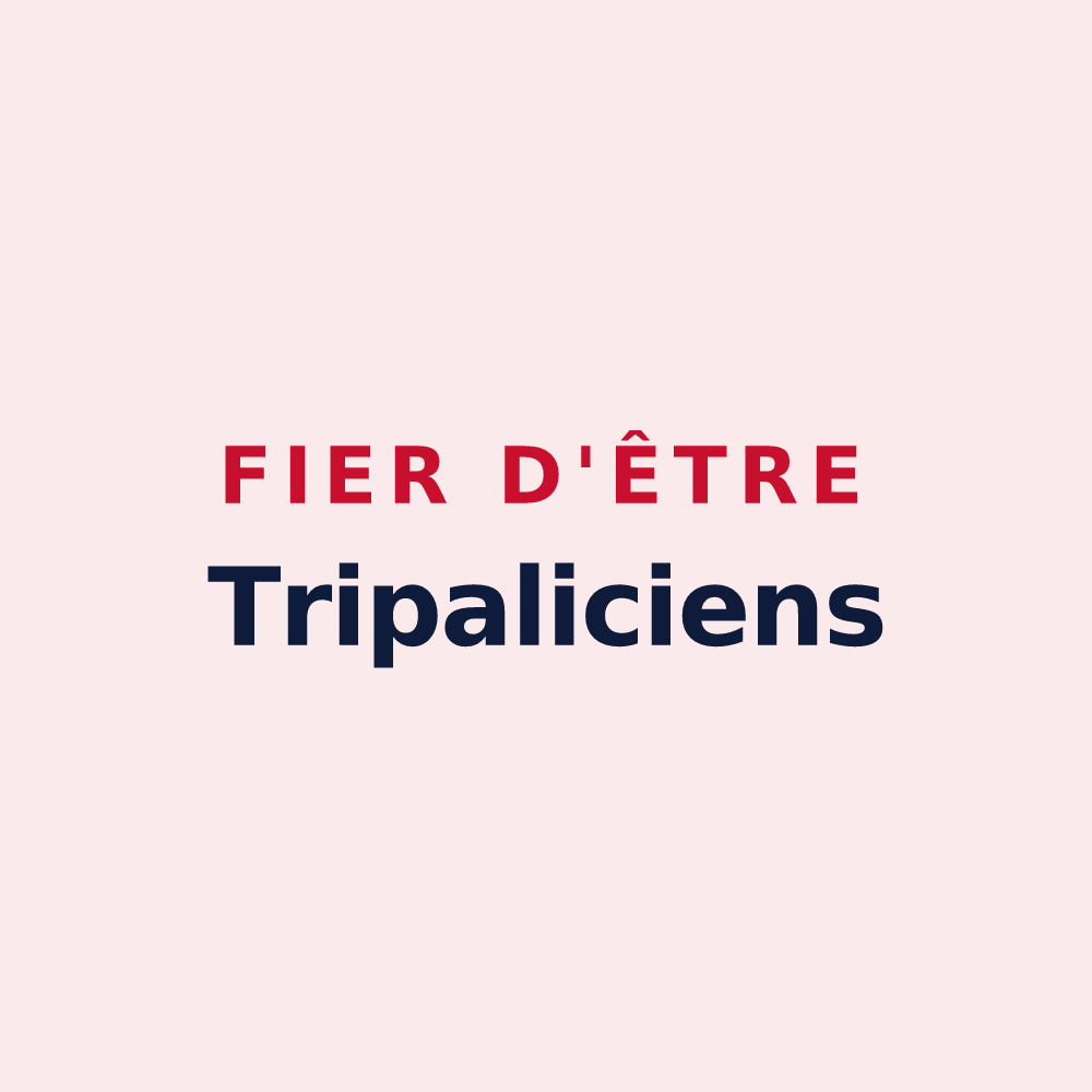 Magnet « Fier d'être Tripaliciens » — design pour Trois-Palis