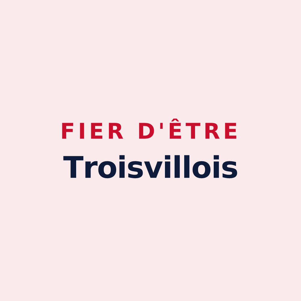 Magnet « Fier d'être Troisvillois » — design pour Troisvilles