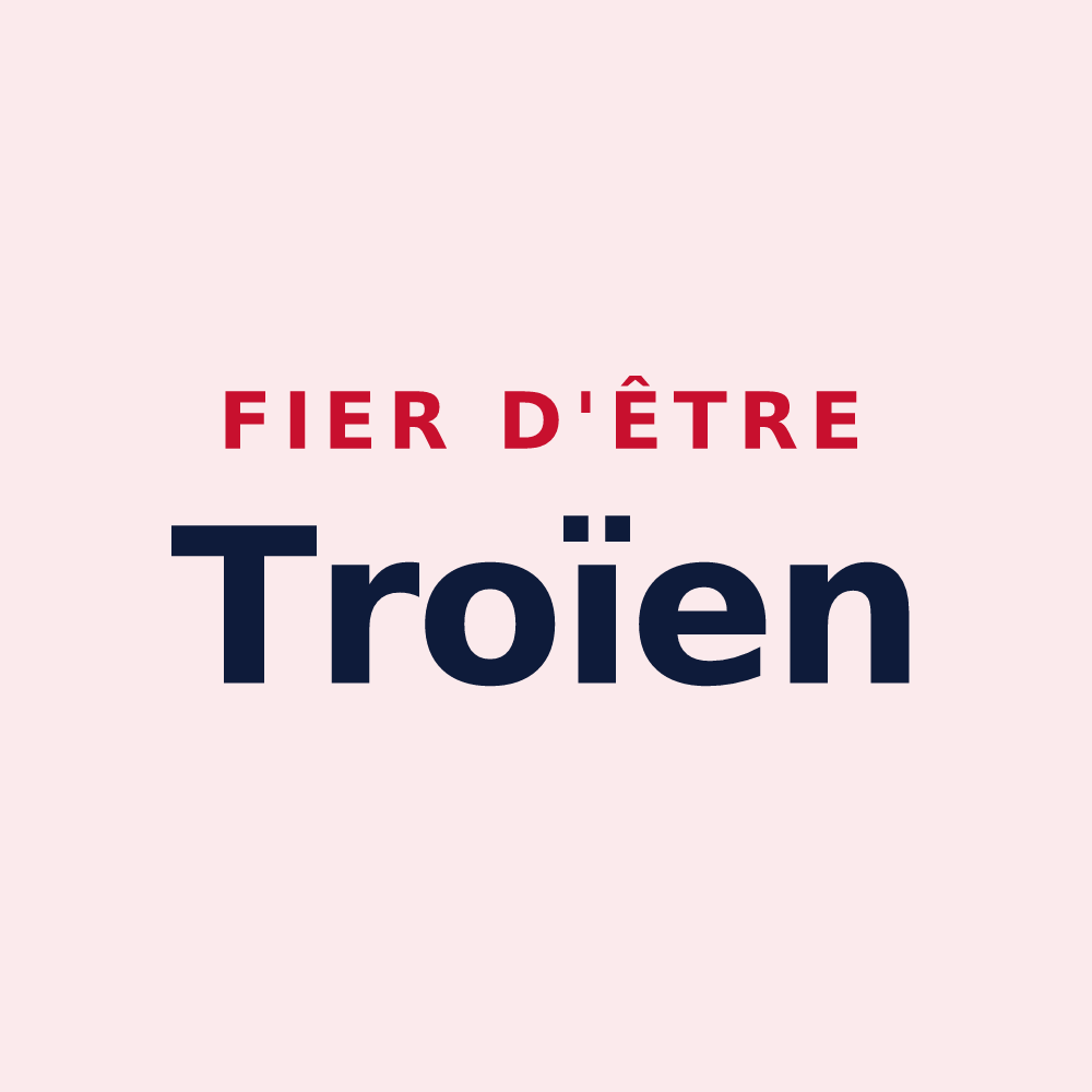 Magnet « Fier d'être Troïen » — design pour Troo