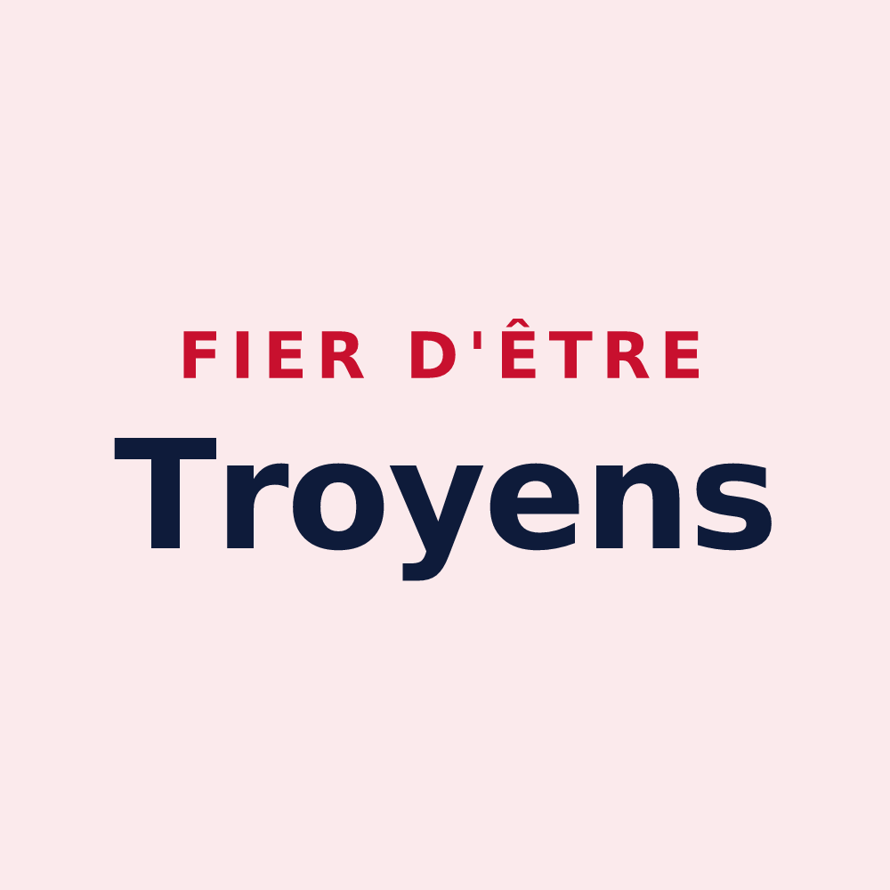 Magnet « Fier d'être Troyens » — design pour Troye-d'Ariège