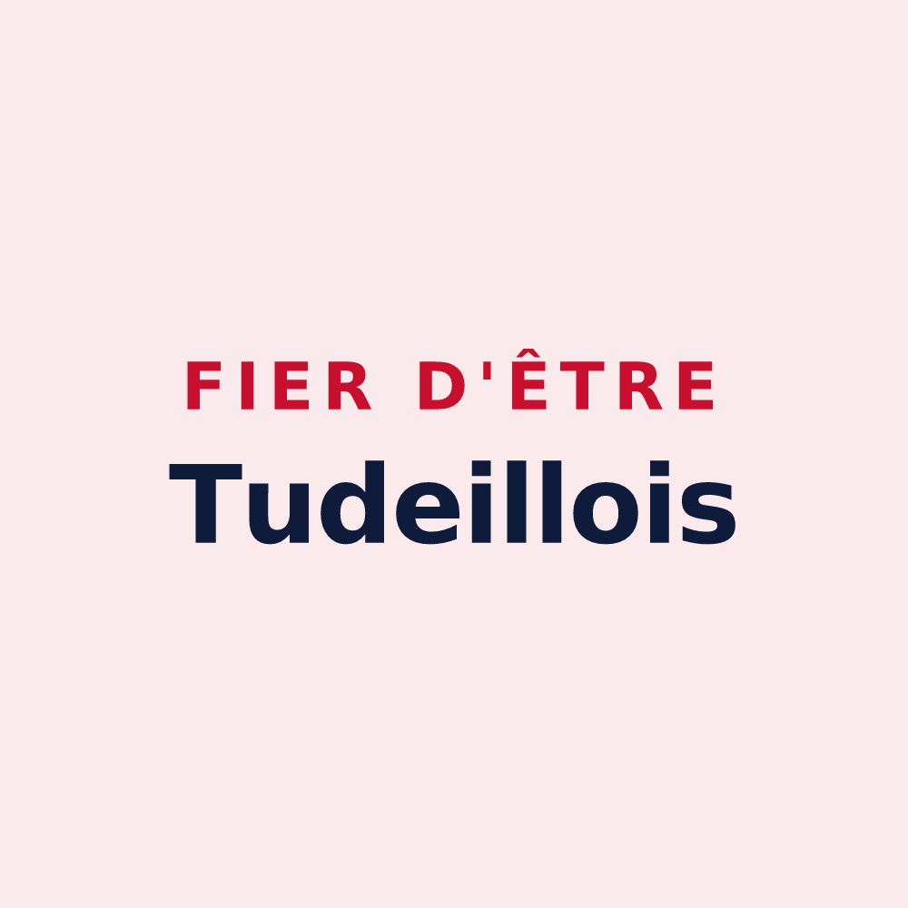 Magnet « Fier d'être Tudeillois » — design pour Tudeils