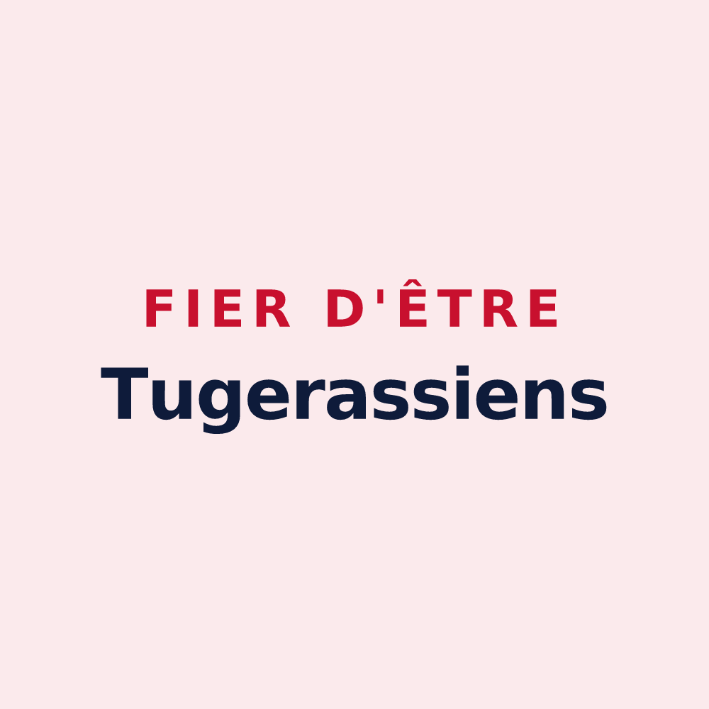 Magnet « Fier d'être Tugerassiens » — design pour Tugéras-Saint-Maurice