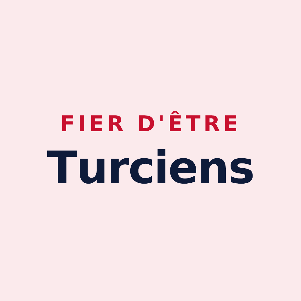 Magnet « Fier d'être Turciens » — design pour Turcey