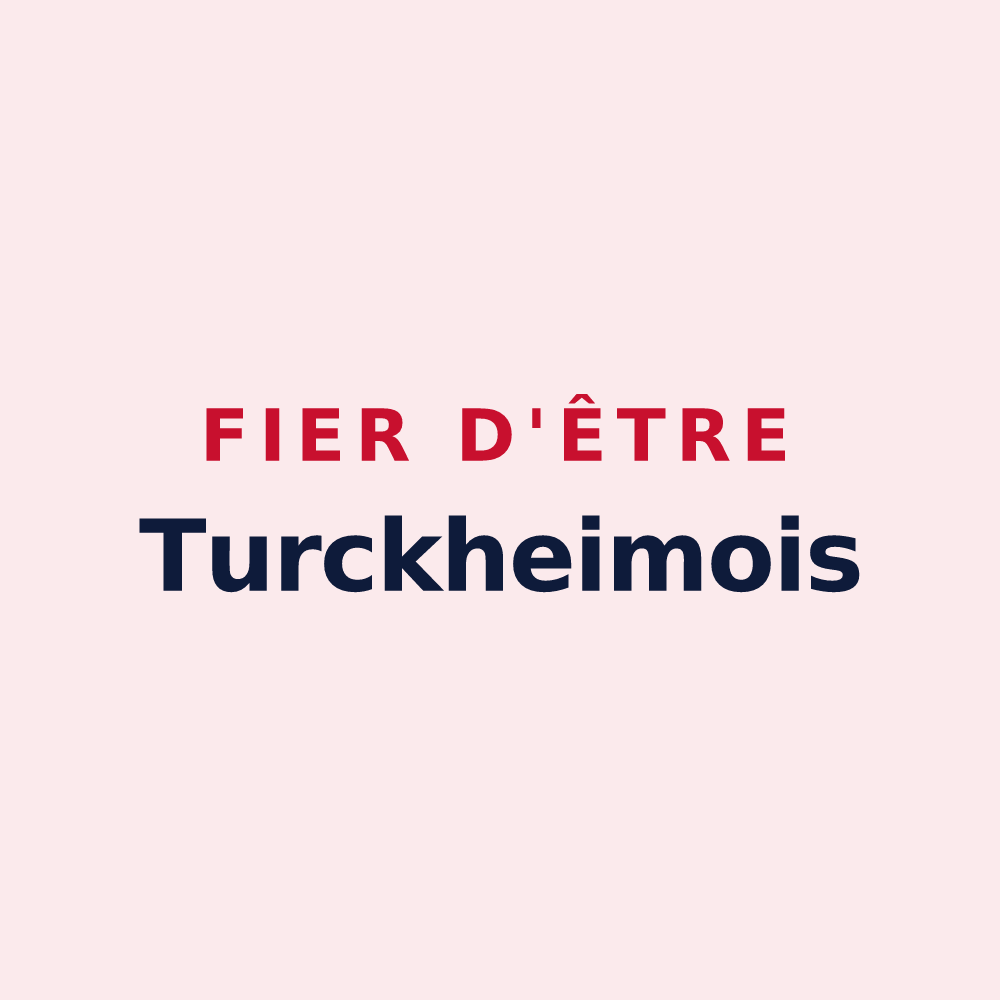 Magnet « Fier d'être Turckheimois » — design pour Turckheim