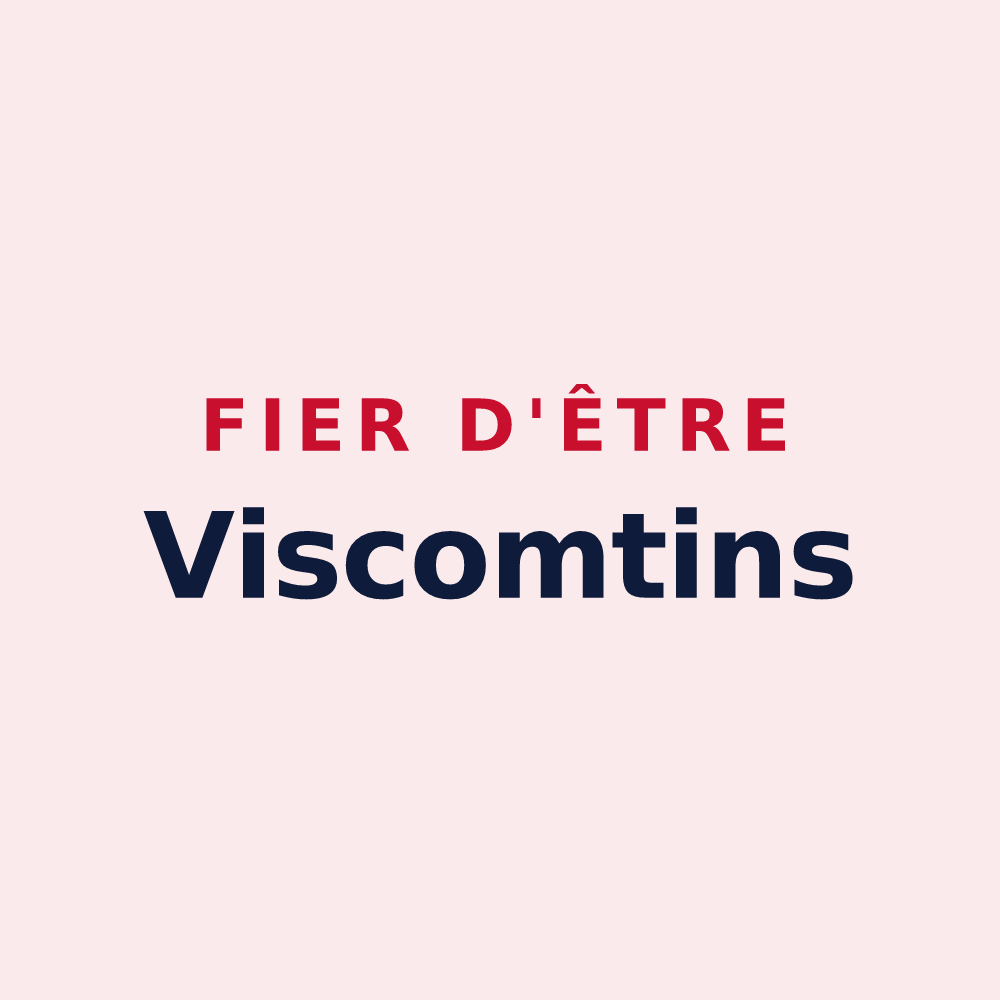 Magnet « Fier d'être Viscomtins » — design pour Turenne