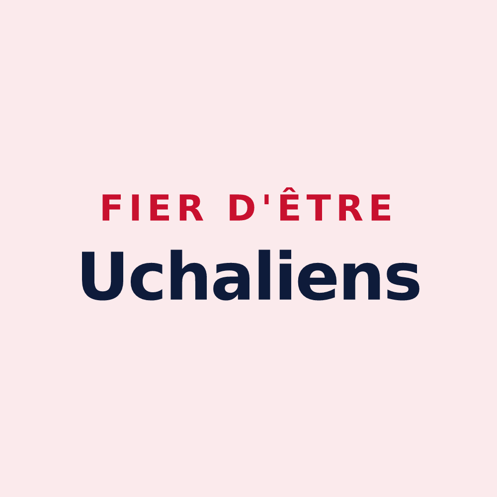 Magnet « Fier d'être Uchaliens » — design pour Uchaux